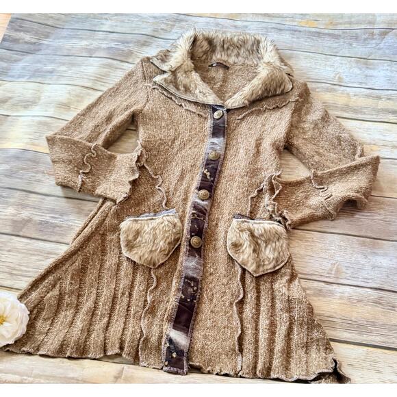 LONG LINE CARDIGAN SWEATER - Picture 3 of 9